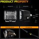 thumbnail image 5 of Luz de trabajo LED de 3 lados, 6000 K, 100 W, luces de conducción IP67, 5 of 7
