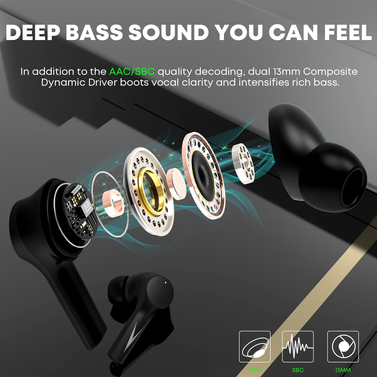 Wireless earphones boots sale