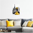 thumbnail image 3 of ZHONGYUTONG Eiffel Tower Wall Art Paris Canvas Prints Girls Room Wall Decor Black and White Painting Women Pictures for Bedroom Girly Apartment Dorm Decor Framed (28.00" x 42.00"), 3 of 4