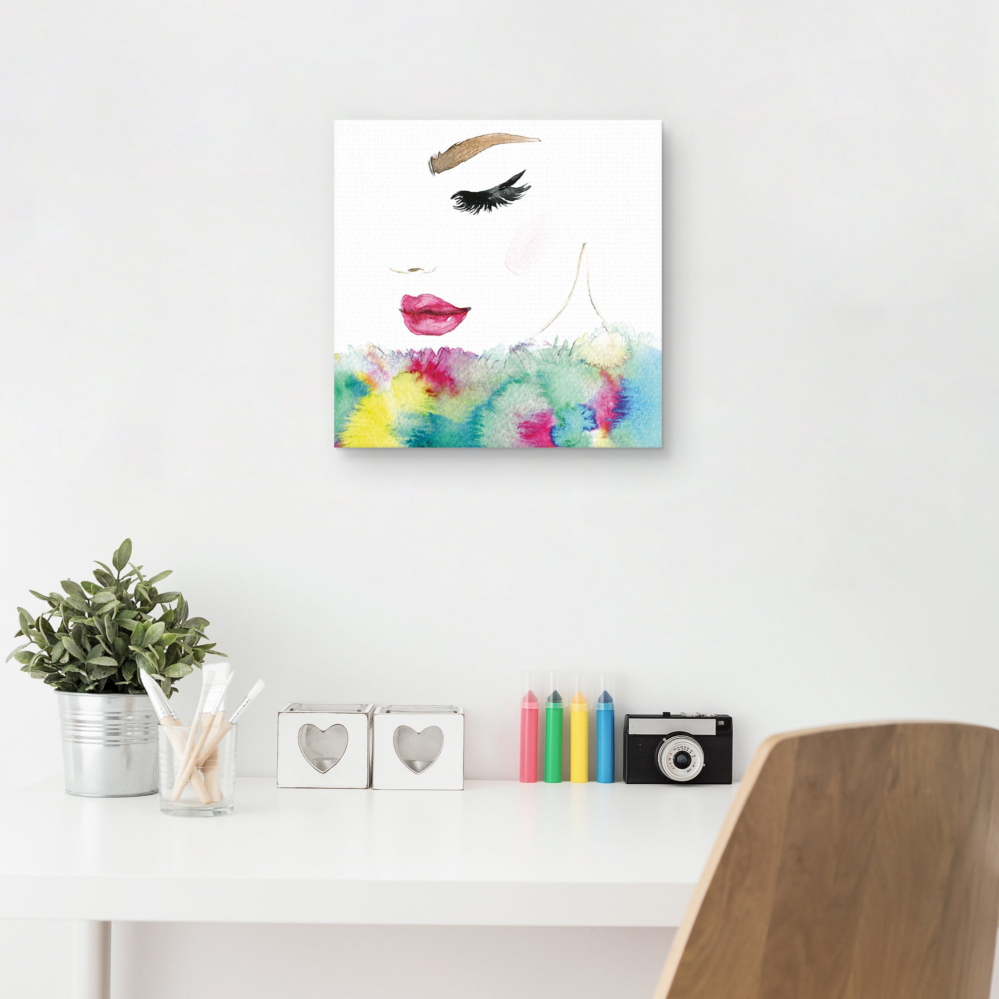 Fashion Gal I by Willow brook Fine Art Canvas Art Print, 1.5" x 24"