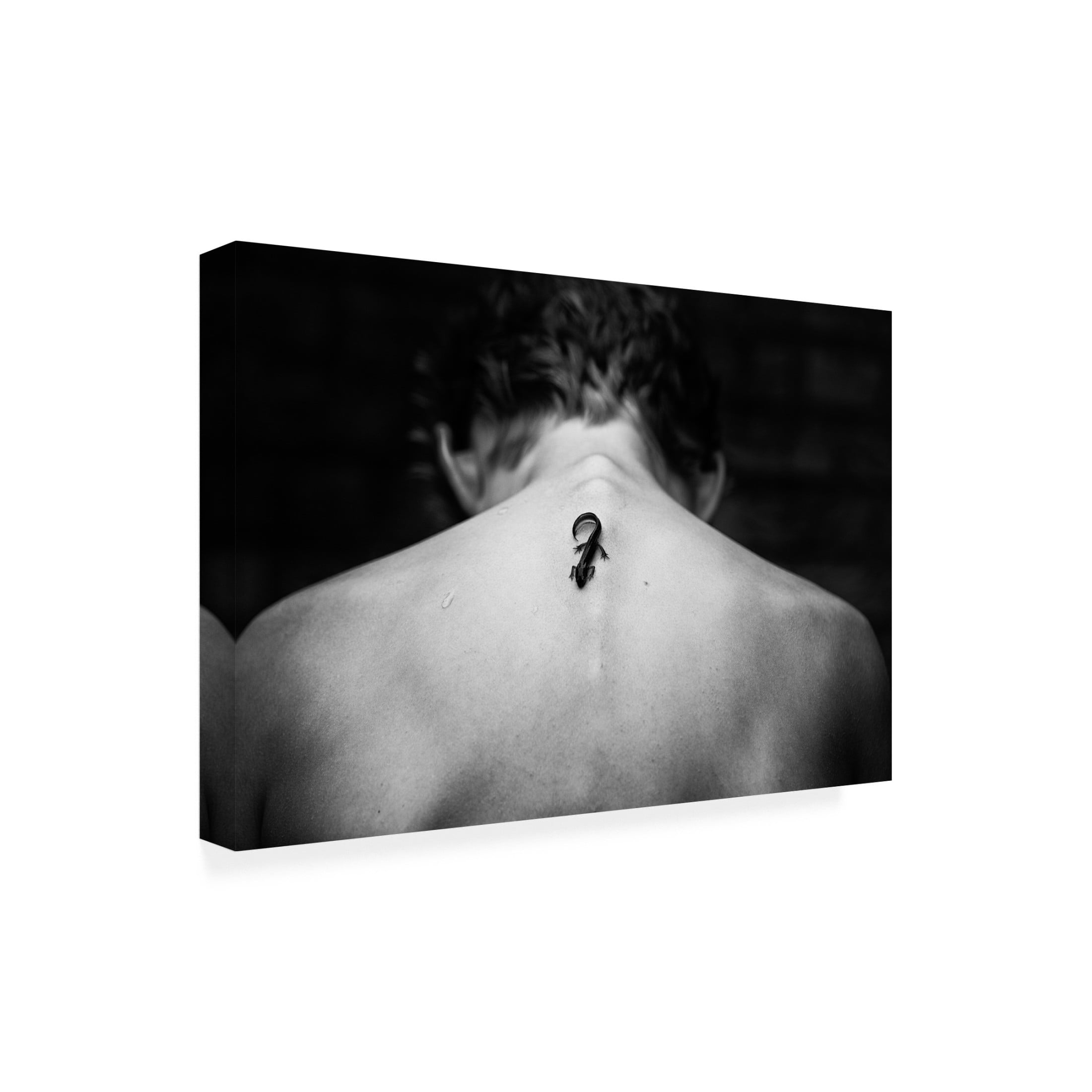 Canvas Wall Art - Mirjam Delrue 'Tattoo Want To Be' Wall Art for Living Room, Bedroom, or Office D?cor by Trademark Fine Art - 19 x 12 Inches