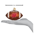 thumbnail image 3 of Old World Christmas Blown Glass Ornament for Christmas Tree, Wisconsin Badgers Football, 3 of 5