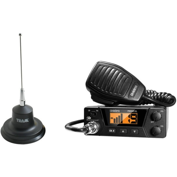 Uniden PRO505XL 40Channel Bearcat Compact CB Radio and Tram 300