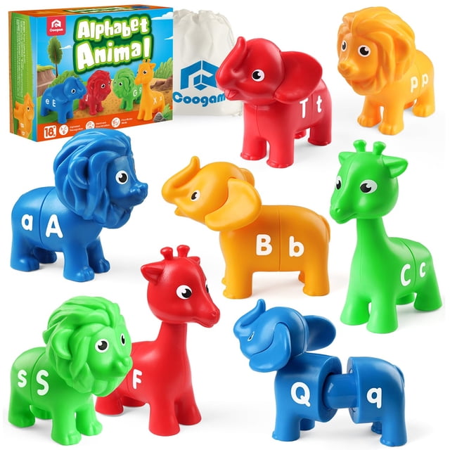 Juguete educativo Coogam ABC Letters Matching Game, 26 piezas