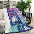 thumbnail image 2 of Granddaughter Gifts Blanket from Grandma 130cmx152cm, Granddaughter Birthday Gifts, Gift for Granddaughter from Grandpa, Soft Flannel Flannel Throw Blankets, Granddaughter Graduation Gifts Ideas, 2 of 6