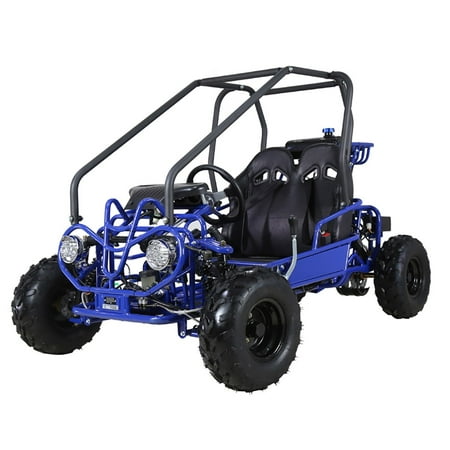 Off Road Go Kart Suspension - Blue Taotao GK110 110CC Youth Go Kart, Air Cooled, 4-Stroke, 1-Cylinder, Automatic with Reverse