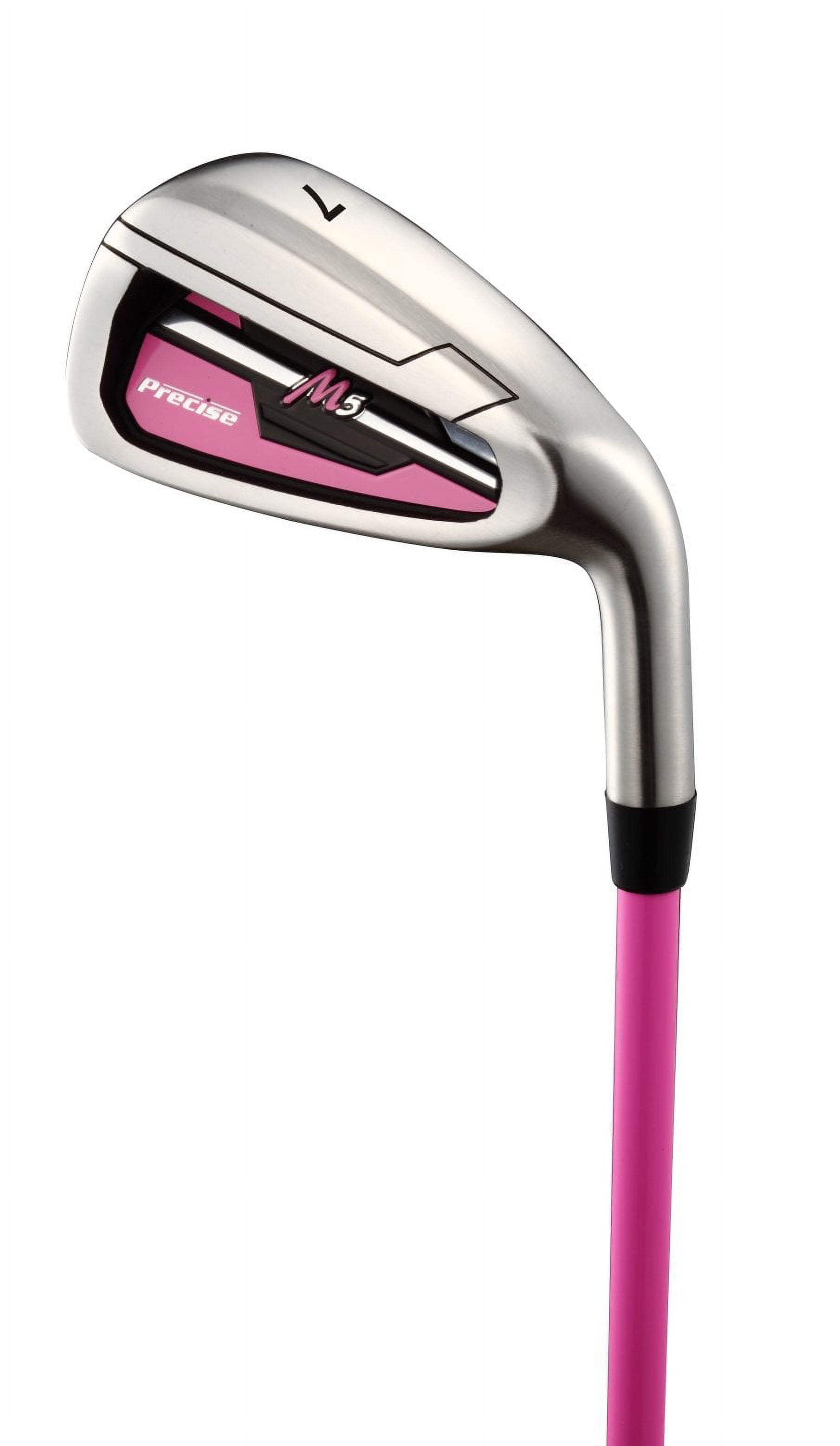 Precise Naturals M5 Ladies Women's Complete Golf Clubs Set, Pink