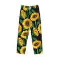 thumbnail image 4 of Balery Sunflower 1 print Men's Pajama Pants,Ultra Lightweight Pjs,Lounge Pant-Small, 4 of 9