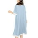 thumbnail image 5 of Conjunto de pijama de encaje con tirantes para mujer, mono de poliéster, hasta la pantorrilla, 5 of 5