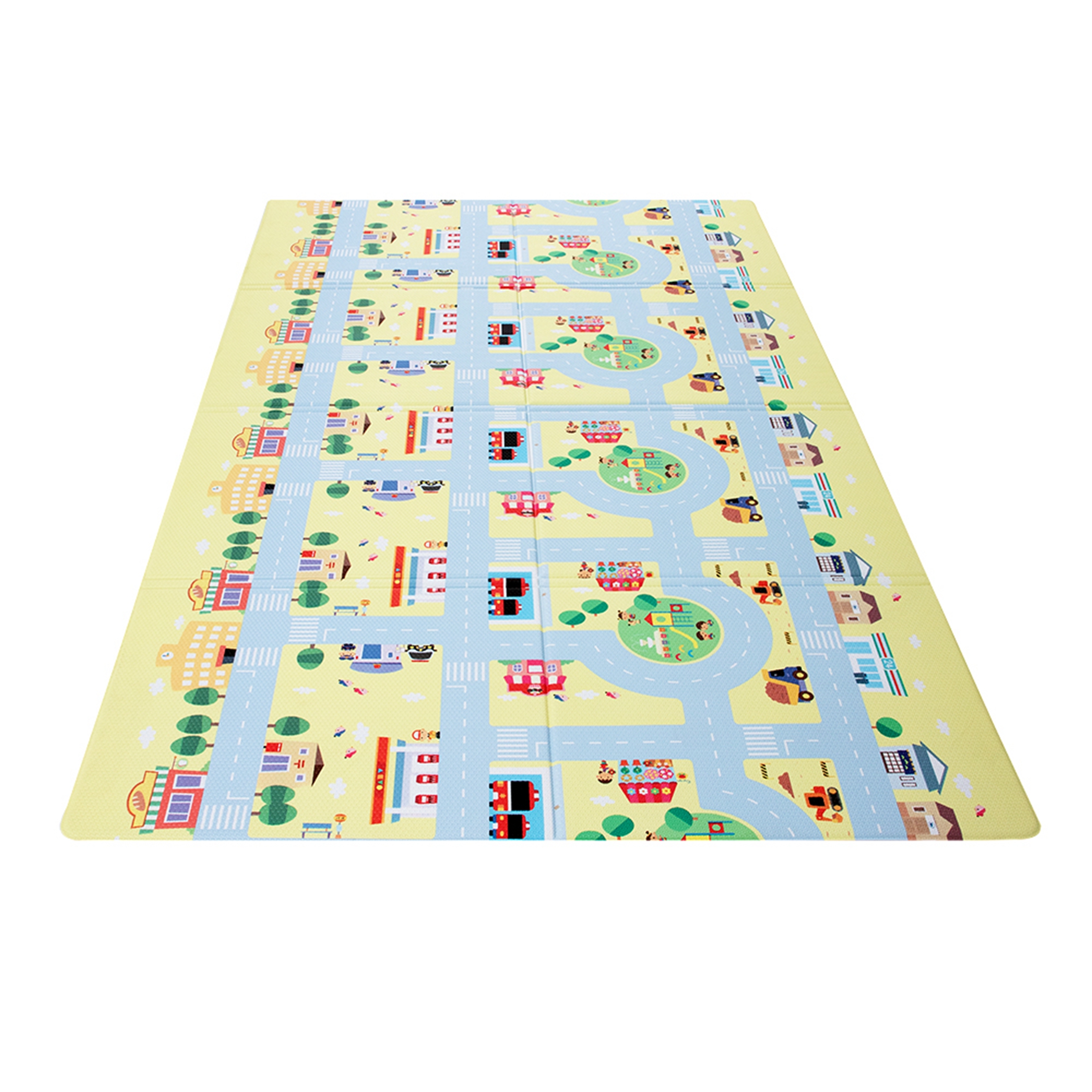 RAY STAR Thick Foam Crawling playmats Reversible Waterproof Portable playmat for Babies