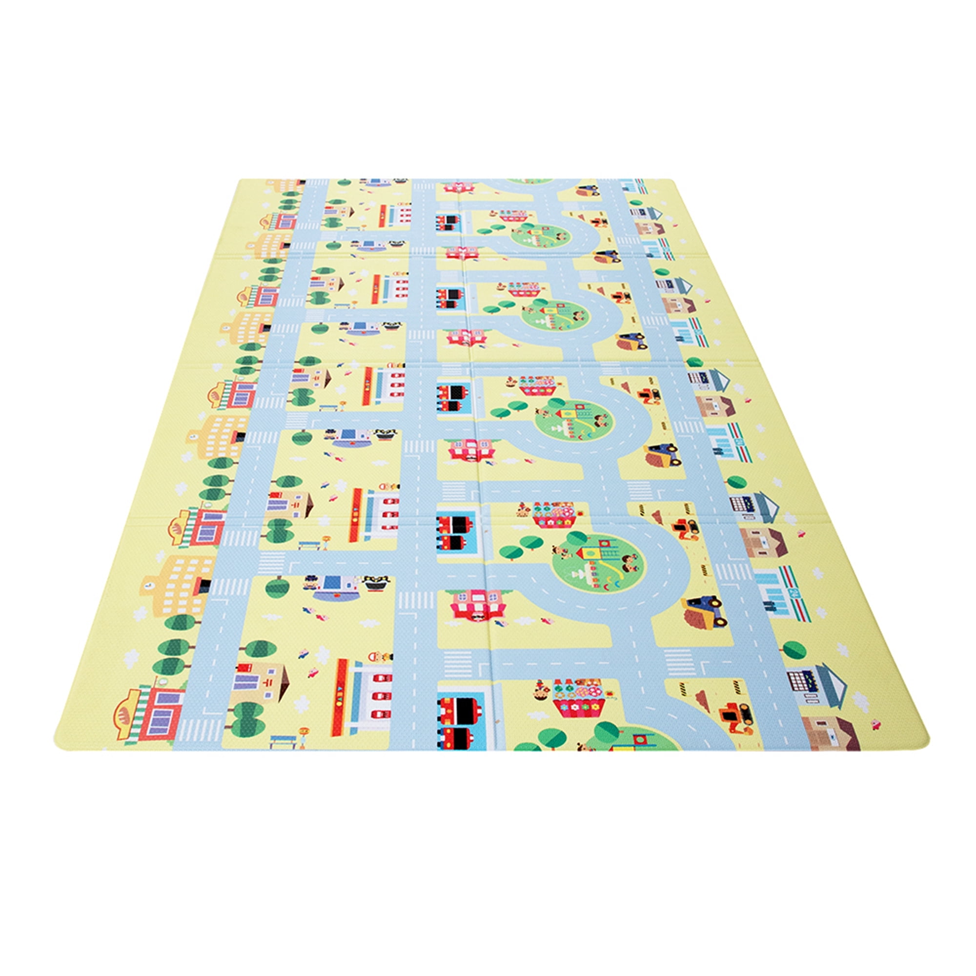 RAY STAR Thick Foam Crawling playmats Reversible Waterproof Portable playmat for Babies