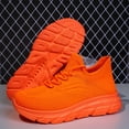 thumbnail image 6 of Men'S Casual Athletic Sneakers - Breathable, Lightweight, Non-Slip Running Shoes with EVA Sole, Lace-Up Design in Yellow - Stylish & Versatile for Casual Attire, Hiking, and Outdoor Activities, 6 of 9