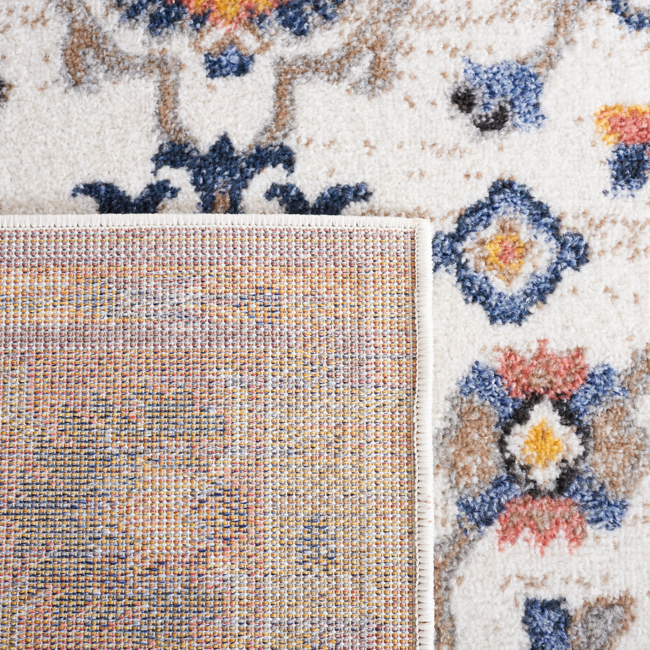 SAFAVIEH Astoria Tatjana Traditional Area Rug, Ivory/Rust, 4' x 6'