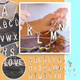 thumbnail image 2 of Bracelet Accessoires Coloré Goutte à Goutte DIY Pendentif 26 Pcs Lettre Huile Pendentif Alliage Maison DIY, 2 of 9