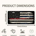 thumbnail image 2 of American Flag Funny Personalized License Plate Rust-proof Stainless Steel Metal License Plate Suitable For Men And Women 12.2" x 6.2", 2 of 7