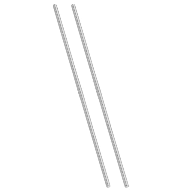 Uxcell 3/8"-16 Fully Threaded Rod, 2Pcs 12" Length 304 Stainless Steel Thread Screw