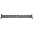 thumbnail image 5 of Correa de reloj con diamantes de imitación, repuesto de pulsera de metal Compatible con reloj IOS, 42mm/44mm, negro, 5 of 5