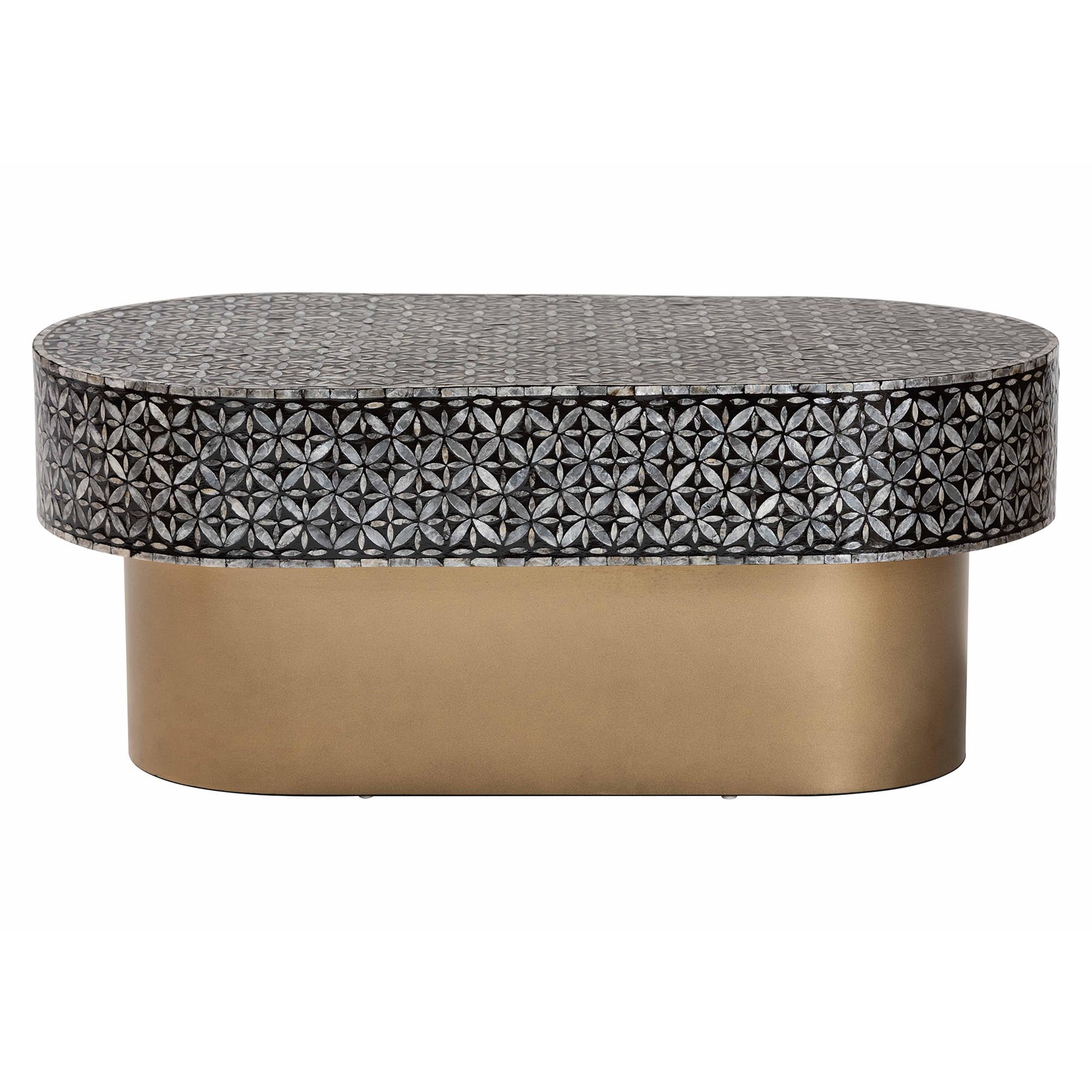 bali & pari Emery Coastal Coffee Table, Black