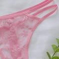 thumbnail image 3 of Ashirexll Plus Size Underwear for Women, Ladies Underwear Panties, Lace Seamless Low Waist Ladies Thongs Physiological Underpants, 3 of 6