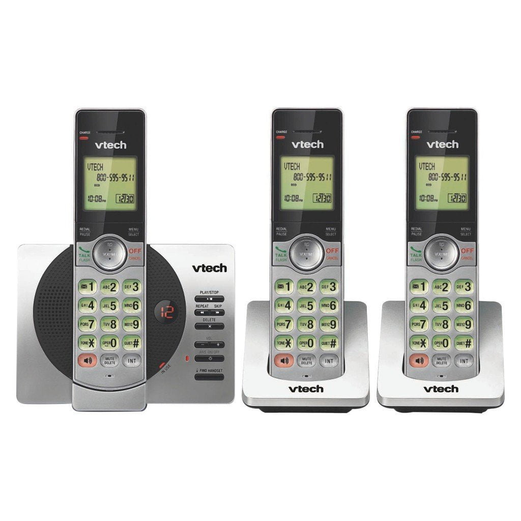 VTech DS6722-3 DECT 6.0 3-Handset Cordless Phone W/Digital Answering System VTech DS6722-3 DECT 6.0 3-Handset Cordless Phone W/Digital Answering System