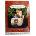 thumbnail image 2 of 1999 Santa's Golf Cart (Here Comes Santa) Hallmark Keepsake Christmas Tree Ornament - QX6337, 2 of 2