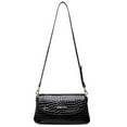 thumbnail image 4 of FEIMINA crocodile handbags women,leather crossbody bags for women,Large Capacity purses for women shoulder bag,Multi-compartment,Classic Black, 4 of 10