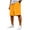 Orange, variant on New Short Summer Pocket Fitness Casual Shorts Men Loose Comfort Running Men Short Pants Daily Fitness Sweatpants