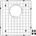 thumbnail image 1 of shiyou-Kitchen Sink Grid, 15"×13" Stainless Steel Bottom Grid Sink Protectors for Single or Double Bowl Sink, Non-Skid Sink Protectors for Kitchen Sink Protection Grid with Small Rounded Corner, 1 of 4