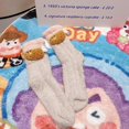 thumbnail image 4 of Women Fuzzy Socks Cozy Fluffy Winter Warm Cute 3D Slipper Socks Soft Home Sleeping Socks, 4 of 5