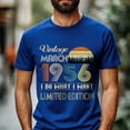 thumbnail image 2 of Vintage March 1956 T-Shirt - Retro Style Birthday Tee for Men - Meaningful Birthday Gift for March Born, 2 of 4