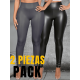 thumbnail image 5 of Set De Dos Leggins Moda Elegante Casual Mujer Vinipiel, 5 of 9
