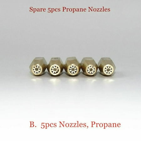 

Gas Brazing Torch 5 Pcs Nozzle Oxygen Propane Acetylene Liquified Soldering Tools