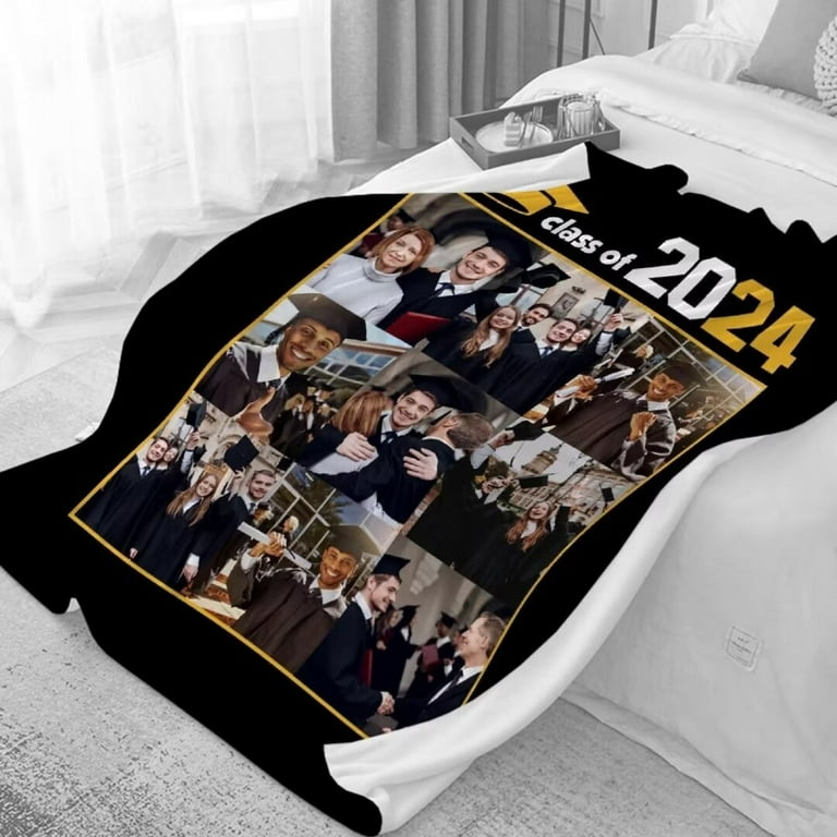 Personalized graduation blanket hotsell