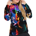 thumbnail image 5 of Lsque Five Nights At Freddy'S Pattern Casual Women's Hoodie,Hooded Sweatshirt with Kangaroo Pocket,Pullover Hoodie with Eye-catching Drawstrings-Medium, 5 of 8