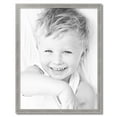 thumbnail image 2 of ArtToFrames 27" x 35" Classic Silver Picture Frame, 27x35 inch Silver Wood Poster Frame (WOM-4926), 2 of 7