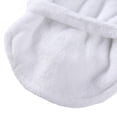 thumbnail image 4 of Final Promotion! Pet Pajama With Hood Thickened Luxury Soft Cotton Hooded Bathrobe Quick Drying And Super Absorbent Dog Bath Towel Soft Pet Nightwear For Puppy Small Dogs Cats, White, 4 of 5