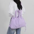 thumbnail image 3 of Bolso Bandolera Puffer Tote Bag para Mujer Correa Ajustable Nylon Sólido Puffy Monedero, 3 of 9
