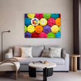 thumbnail image 5 of Colorful Cupcakes Rainbow Flower Cake Canvas Poster Bedroom Decor Sports Landscape Office Room Decor Gift,Frame-style,20x30inch(50x75cm), 5 of 8