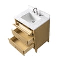 thumbnail image 6 of Vanity Art 30" Bathroom Vanity with Sink and Engineered Marble Top, Freestanding Storage Cabinet with 2 Drawers and 1 Flip Down Tray, 6 of 10