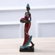 thumbnail image 3 of Estatuas de de mujer africana, de mujer, de dama tribal para niñas, decorativa , Azul como se describe Macarena escultura negra, 3 of 8