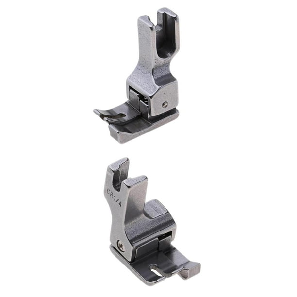 Prensatelas Zulema 2 piezas Derecha 1/8' 1/4' para máquina de coser industrial