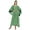 Green, variant on Moomaya Hoodie Caftan Kimono Sleeve Swimsuit Cover Up Side Split Beach Kaftan