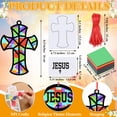 thumbnail image 2 of Juego de 24 juegos de papel tisú Craft Kit Sinload Christian Cross Fish, 2 of 7