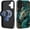 Blue Gold Dragon Stained Glass, variant on Magnetic Case for iPhone 16 Pro Max Design, Compatible with MagSafe, Slim Protective Soft TPU Bumper Phone Cover Women Girls Case for iPhone 16 Pro Max-Dark Gothic Bookshelf Moon