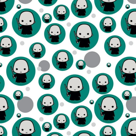Harry Potter Voldemort Cute Chibi Character Premium Gift Wrap Wrapping Paper Roll