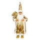 thumbnail image 2 of Standing Santa Claus Figurine Exquisite Aureate Coat Table Centerpiece Gift Christmas Santa Doll For Holiday New Year Collection Office , M 45cm dorado BLESIY estatuilla de santa de pie, 2 of 4