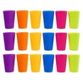 thumbnail image 1 of 18 Pcs Gobelets en Plastique Arc-en-Ciel Réutilisables Multicolores Gobelets à Bière Gobelets à Jus Gobelets à Eau Gobelets en Plastique Gobelet de Fête, 1 of 8