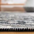 thumbnail image 4 of SAFAVIEH Kilim Leon Striped Cotton Area Rug, Grey/Blue, 6' x 9', 4 of 10