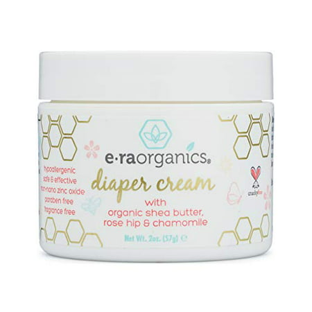 Diaper Rash Cream Natural & Organic - Extra Soothing Zinc Oxide Diaper Rash Treatment with Aloe Vera, Chamomile, Calendula, Rose Hip & More - for Dry, Sensitive, Irritated