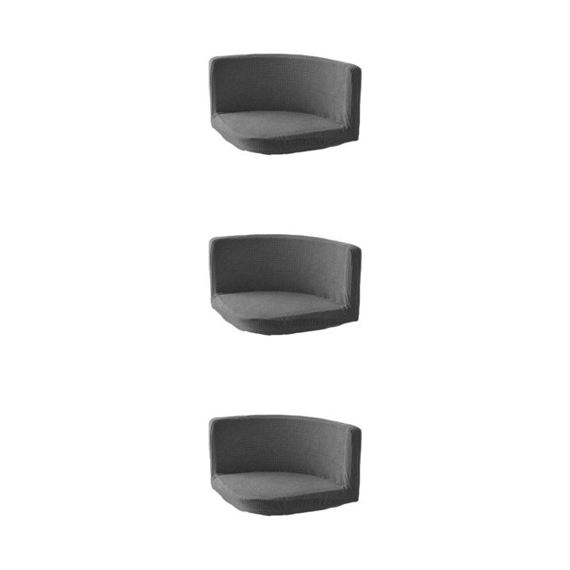 Maytalsory Soft And Durable Chair Cover Chairs With Style And Functionality Polyester Trilateral Chair Covers Multifunctional darkgray 3Set
